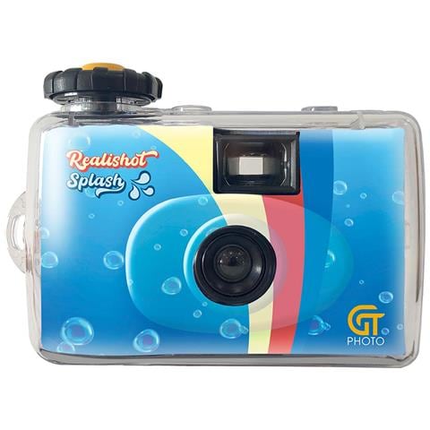 Macchina Fotografica Usa E Getta Impermeabile Modello Realishot Splash 27 Pose, Multicolore - Foto 1