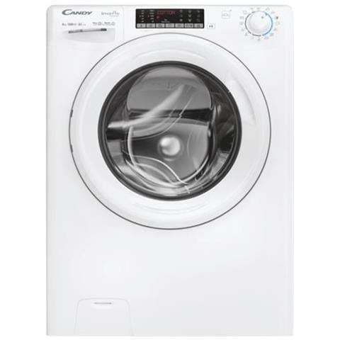 Smart Pro Inverter, Lavatrice Carica Frontale 8 KG, 10% più efficente della classe A, 1200 giri, Bianco, Inverter, Vapore, Wi-Fi, CSO286TWM6/1-S - Foto 1