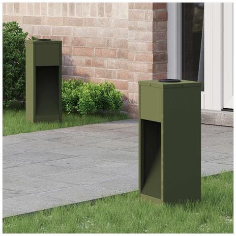 Lucina LED Solare da Percorso 2 pcs Verde oliva - Foto 2