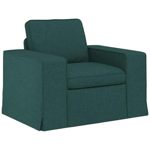 Divano Verde Scuro 103 x 80 x 82 cm Tessuto - Foto 1