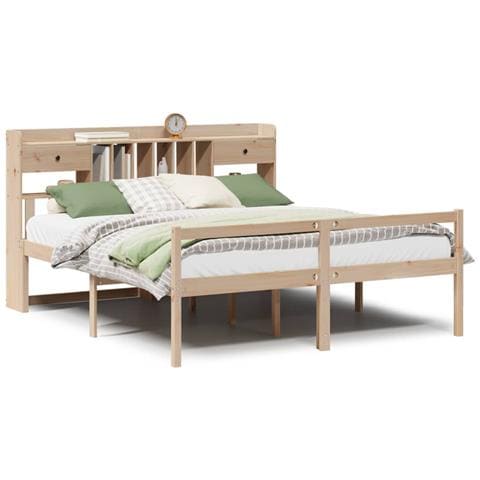 Letto Libreria senza Materasso 180x200 cm in Legno di Pino - Foto 1