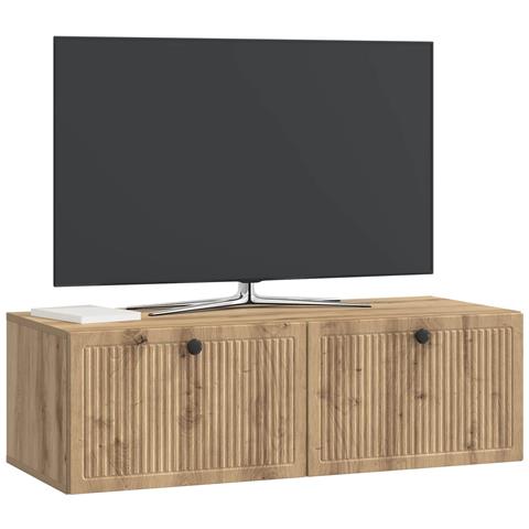 Mobile Porta TV da Muro Rovere Artigianale 98 x 41 x 30 cm - Foto 2