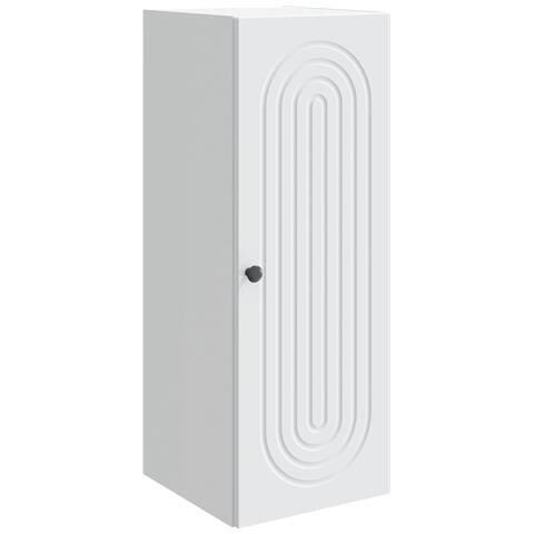 Mobiletto a muro Bianco 33 x 34,5 x 90 cm Legno ingegnerizzato - Foto 1