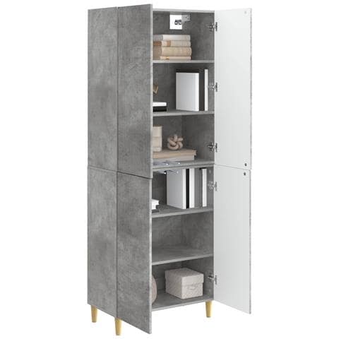Set di armadi 2 pcs 66 x 34,5 x 90 cm Legno ingegnerizzato - Foto 2