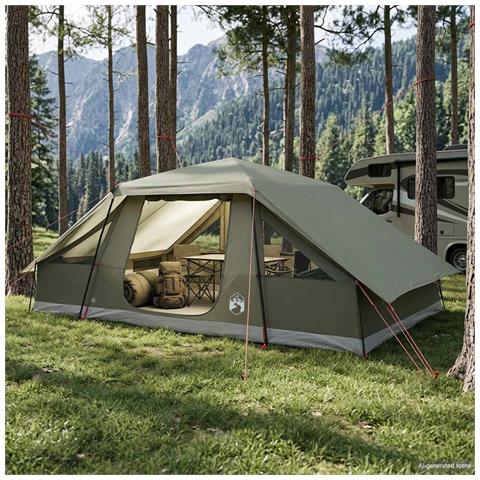 Tenda familiare con telo da pioggia resistente all'acqua - Foto 2