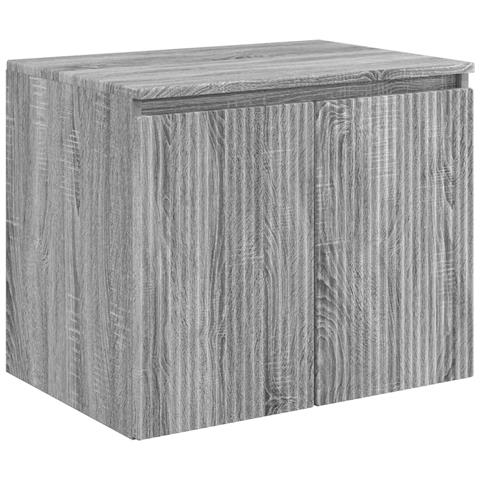 Set di mobili per il bagno Sonoma grigio Legno ingegnerizzato - Foto 2