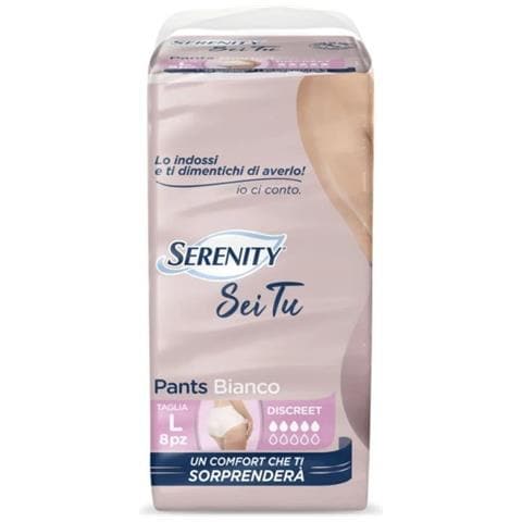 Pants Pannolone a Mutandina Seitu Discreet Taglia Large 8 Pezzi - Foto 1