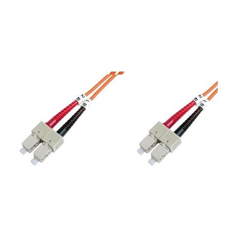 Cavo Fibra Ottica Sc A Sc Multimode Duplex 50/125 Mt. 3 - Foto 2