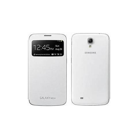 Flip Cover Custodia per Galaxy Mega 6.3 - Bianco - Foto 2