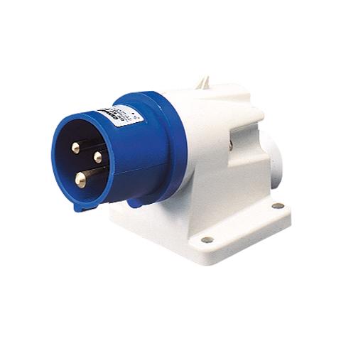 Spina Fissa Da Parete A 90° Protetta Hp Ip44 2p+t 16a 230v 50/60hz6h Cablaggio A Vite - Foto 2