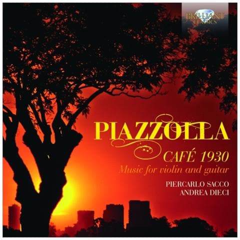 Astor Piazzolla - Cafe' 1930, Opere Per Violino E Chitarra - Foto 1