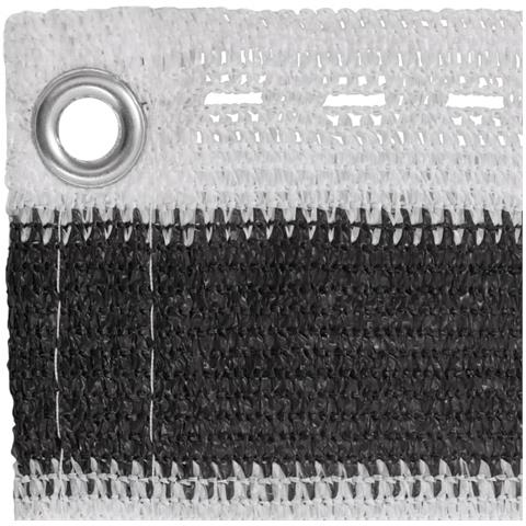 Paravento Da Balcone Hdpe 90x600 Cm Antracite E Bianco - Foto 5