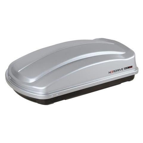 Box Da Tetto Baule Portatutto 330l Grigio Goffrato Abs - Foto 2