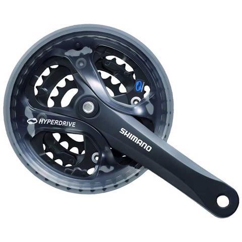 Guarnitura Acera 7/8 Velocità Fc-m361 42/32/22 Perno Quadro 175mm Nera - Foto 2