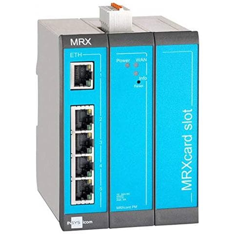 Router Lan Modulare Mrx-3 Lan Ethernet, Rs 232, Rs 485 12 V / dc, 24 V / dc - Foto 1