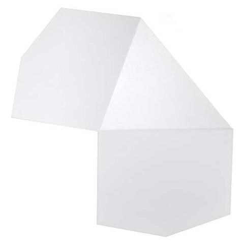 Lampada Da Parete In Acciaio, 32 X 30 X 7 Cm, Colore: Bianco - Foto 1