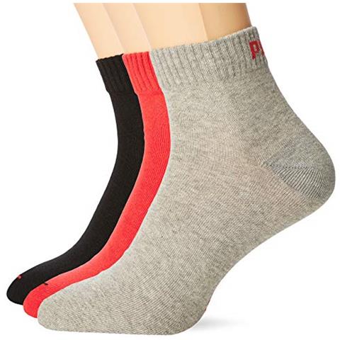 Quarter Plain 3p, Calzini Unisex Adulto, (pacco Da 3)  - Foto 1