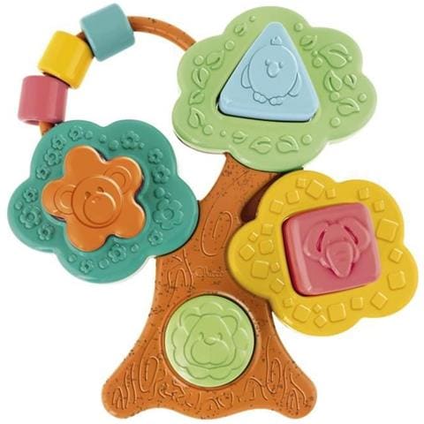 Gioco Baobab Forme E Incastri Eco+, Gioco A Forma Di Albero Con 4 Formine Geometriche Da Incastrare, Realizzato In Plastica Riciclata, Made In Italy, Età 6-36 Mesi, Multicolore - Foto 2