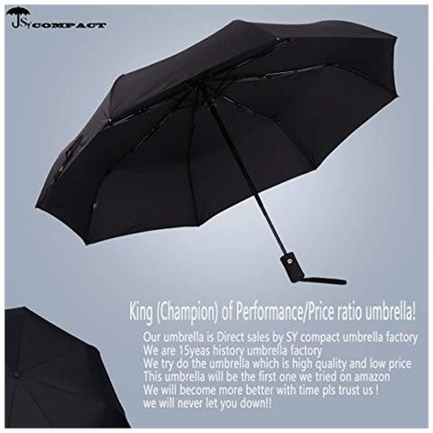 Sy Compatto Da Viaggio Ombrello Antivento Automatico Unbreakable Ombrelli-factory Direct Alto Costo-efficacia Umbrella - Foto 2