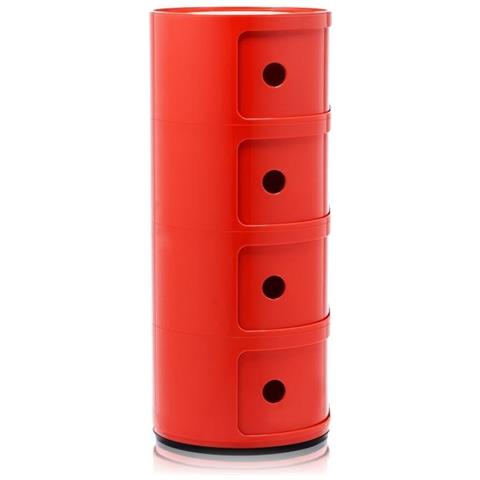 Componibile Kartell 4 Elementi Rosso - Foto 3