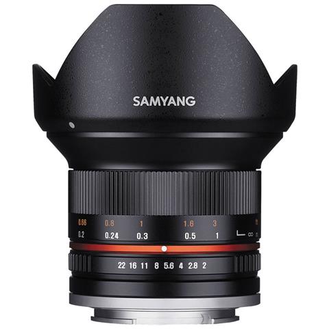 12mm f / 2.0 NCS CS, Ampio, SLR, 12/10, 2 - 2.2, Canon M, Fujifilm X, Samsung NX, Sony E, Canon, Fujifilm, Samsung, Sony - Foto 2