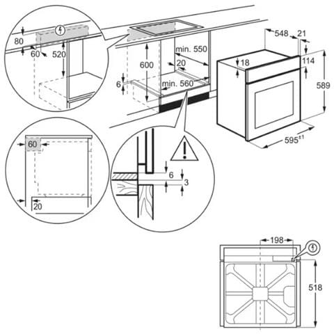 Forno Elettrico da Incasso Serie 700 KOCDH76X Capacità 72 L Multifunzione Ventilato Cottura a Vapore Potenza 2490 W Colore Acciaio Inox - Foto 7