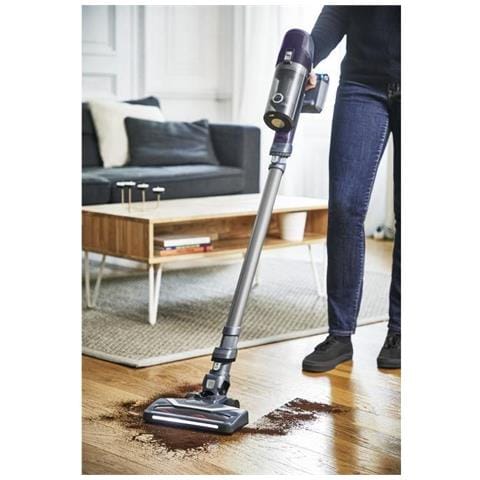 Scopa Elettrica Senza sacchetto con Potenza 100 W Colore Alluminio Grigio Viola - Foto 2