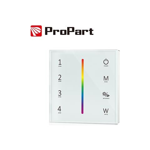 Telecomando Da Parete Rgb / rgbw Bianco 4 Zone Rf2.4g - Foto 1