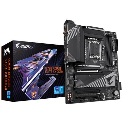 Scheda Madre AORUS ELITE AX Socket LGA1700 Chipset B760 ATX - Foto 1