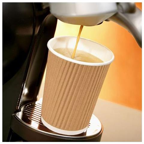 86272 Tazza Monouso 25 Pz 400 Ml Cartoncino, Acido Polilattico (pla) - Foto 3