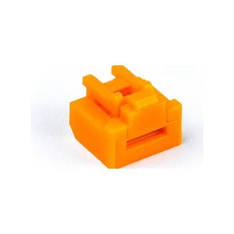 Nl03p1or Clip Sicura Bloccaporte Rj-45 Arancione 12 Pz - Foto 4