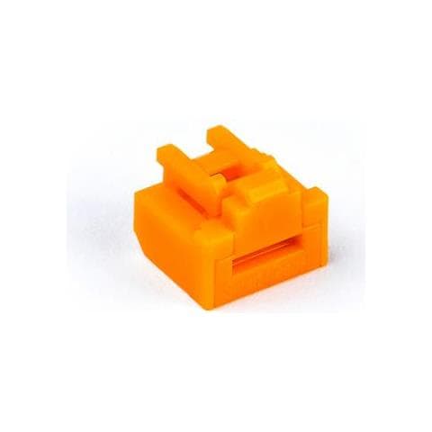 Nl03p1or Clip Sicura Bloccaporte Rj-45 Arancione 12 Pz - Foto 1