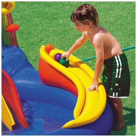 Piscina Gonfiabile Rainbow Ring Play Center 297x193 X135 Cm - Foto 8