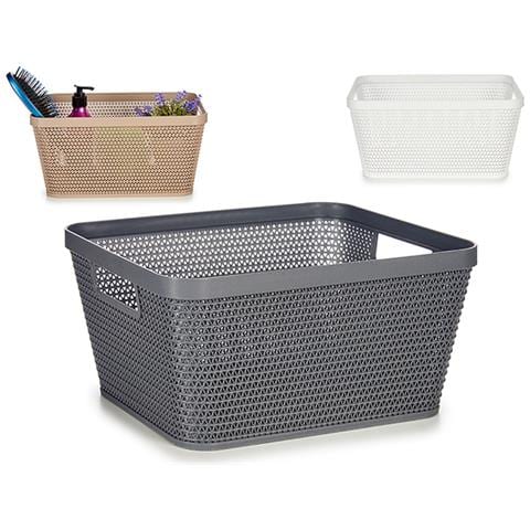 Cestino Multiuso Plastica 5 L 29,5 X 13 X 23 Cm (18 Unità) - Foto 2
