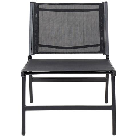 Set Di 2 Sedie Da Giardino Con Poggiapiedi Nero Marceddi - Foto 8