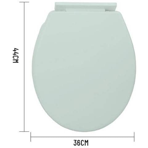 Trade Shop - Copriwater Universale In Plastica Super Resistente 44x36cm Colore Verde Acqua - Foto 1