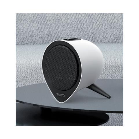 FR9010930B stufetta elettrica Interno Nero, Bianco 1500 W Riscaldatore ambiente elettrico con ventilatore - Foto 2