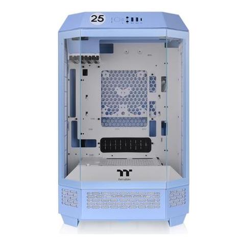 Case The Tower 300 Hydrangea Micro Tower micro ATX, Mini-ITX 3 Porte USB 3.2 Colore Blu (Finsetrato) - Foto 2