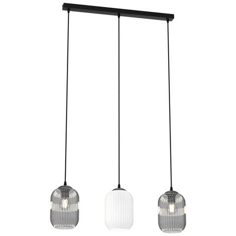Lampada A Sospensione Verdi - Nero - Metallo - 60x14x140 Cm - Foto 1