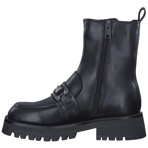 Black Casual Closed Booties Stivaletti Pelle Scarpe Donna Nero Eu 39, 1-25467-41 001 - Foto 3