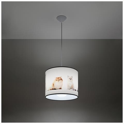 Sollux Lighting Lampada A Sospensione Kitty 30 Sl.1420 - Moderno Lampade A Sospensione Multicolore 95x30x30 Cm - Foto 8