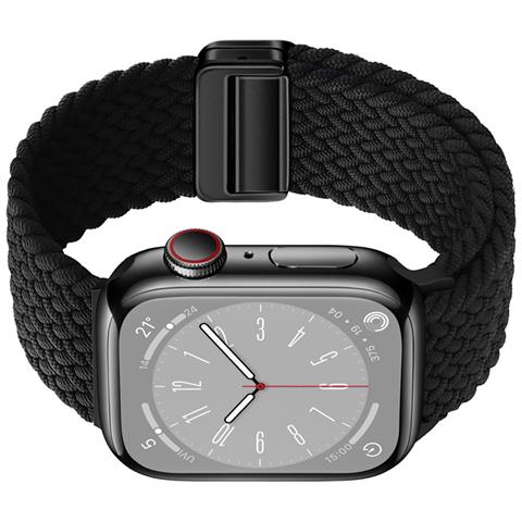 Cinturino Starlight In Nylon Intrecciato Per Apple Watch Black S - Foto 3