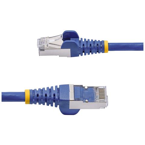 StarTech.com Cavo Ethernet CAT8 blu da 2m, RJ45 Snagless, 25G / 40G, 2000MHz, 100W PoE++, S /FTP, cavo lan in rame puro 26AWG, LSZH, cavo patch di rete schermato con rilievi di trazione, testato individualmente - Foto 2