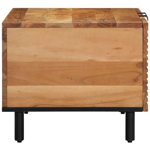 Tavolino da Salotto 80x50x40 cm Legno Massello di Acacia - Foto 9
