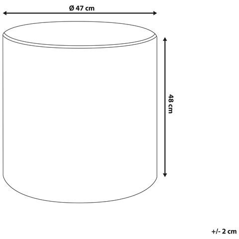 Pouf Lovett Velluto Multicolore - Foto 8