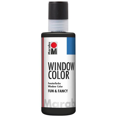 ""fun&fancy"" Colore A Base D'acqua Per Vetri 8oml - Colore Nero Tenue 873 - Foto 1