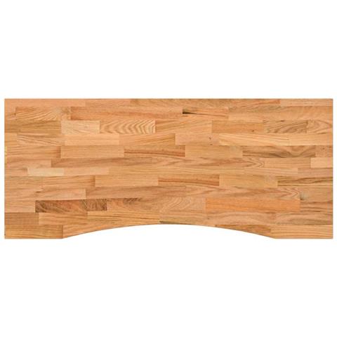 Piano Scrivania Marrone Chiaro 120x50x2,5 Cm In Rovere Massello - Foto 2