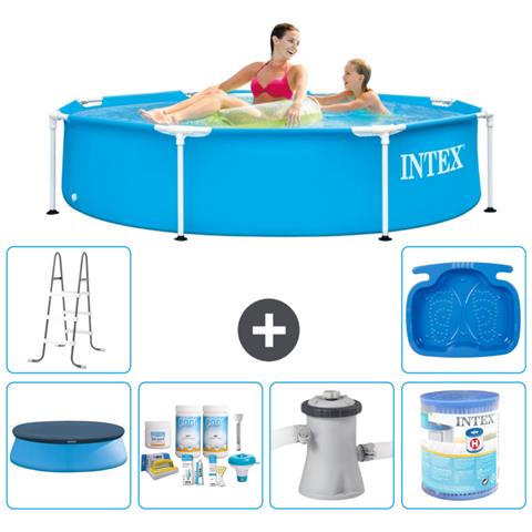 Piscina Fuori Terra - In Giro - 244x51 Cm - Blu - Include Accessori Coordinati A1425 - Foto 1