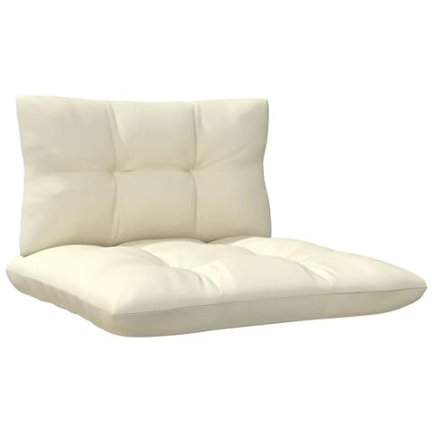 Lusso Casadino -  Set Divani Da Giardino 3 Pz Con Cuscini Crema Massello Di Pino - Foto 8