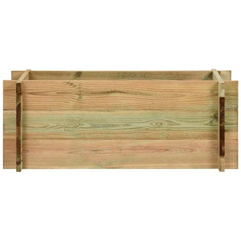 Fioriera Giardino Letto Vegetale In Legno Pino Impregnato 80 Cm - Foto 1